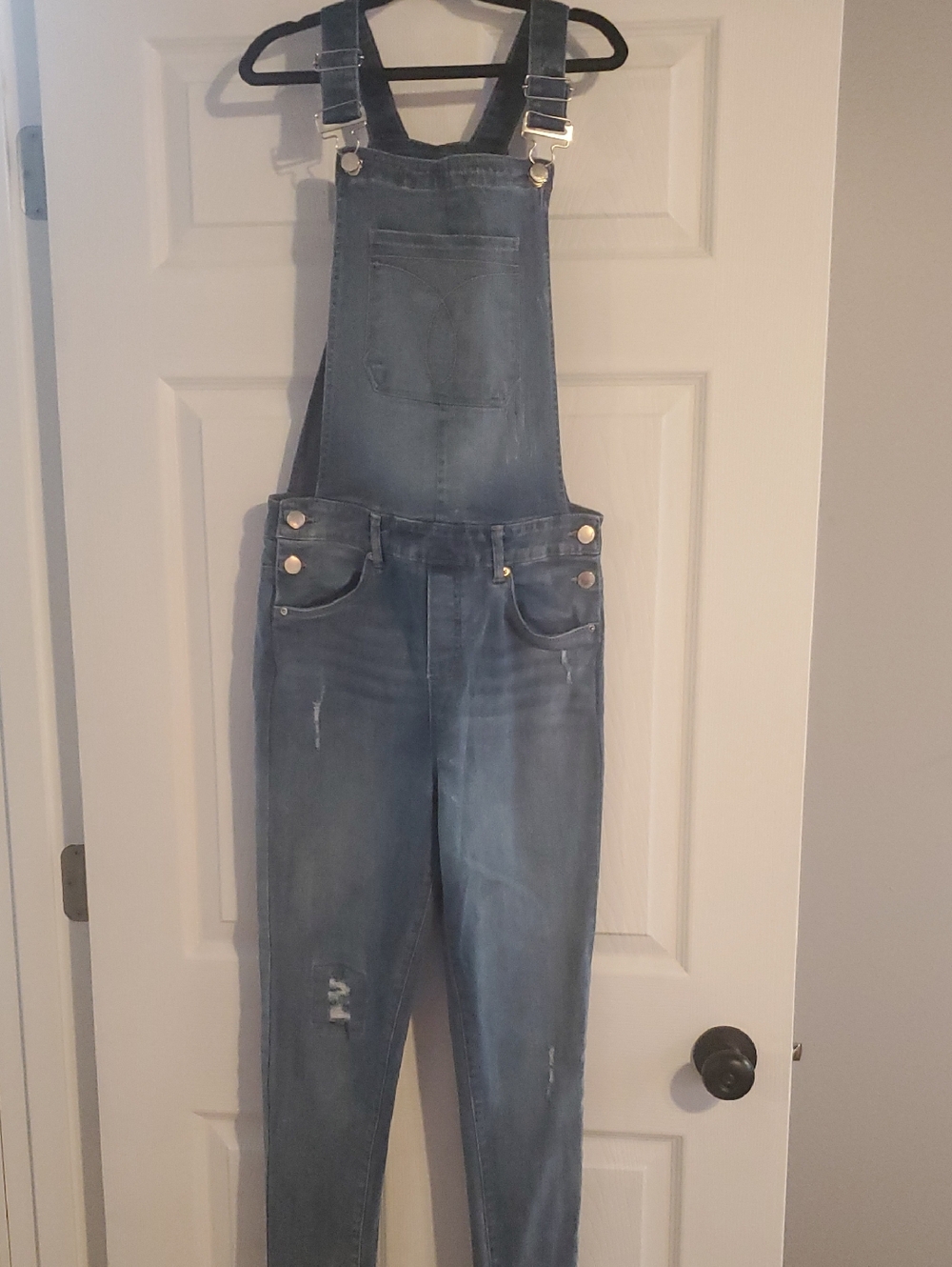 Calvin Klein Jeans Light Blue Denim Overalls